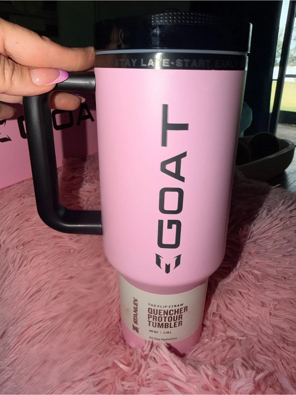 NEW Stanley x GOAT 40 oz ProTour Flip Straw Tumbler – Pink – NWT